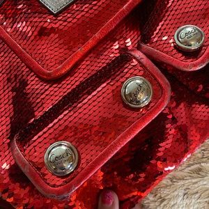 Red coach poppy spotlight handbag😍